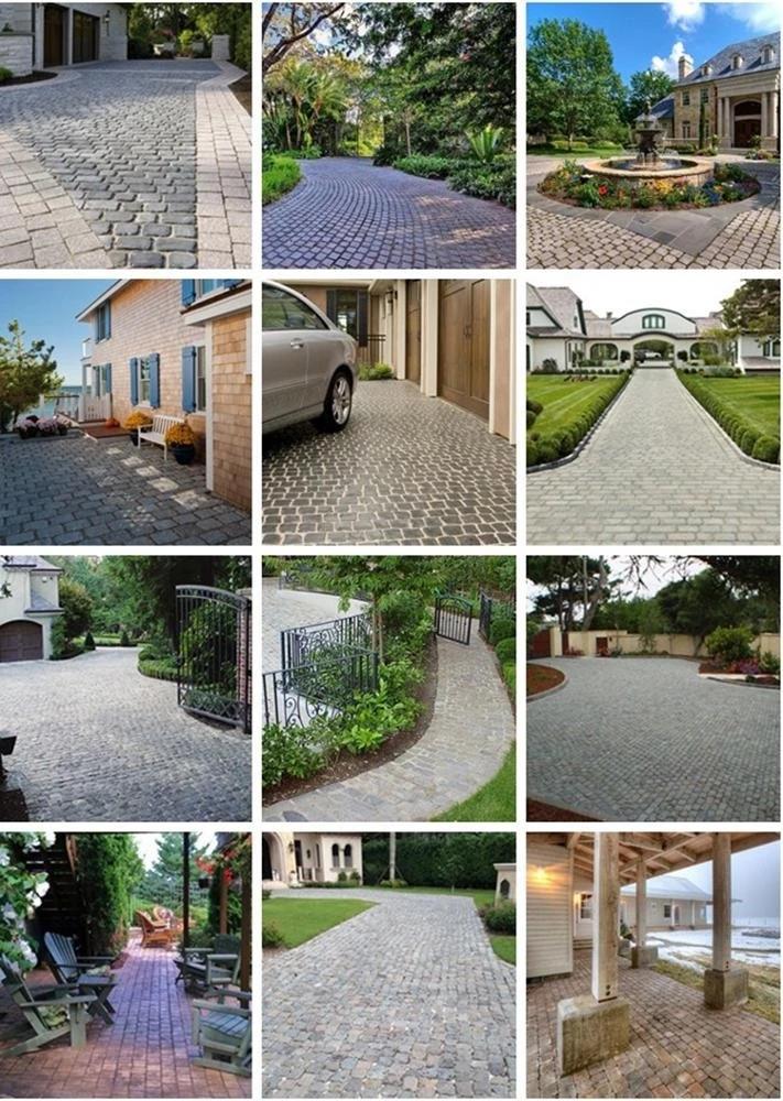 Dark Black granite paving stone Product show