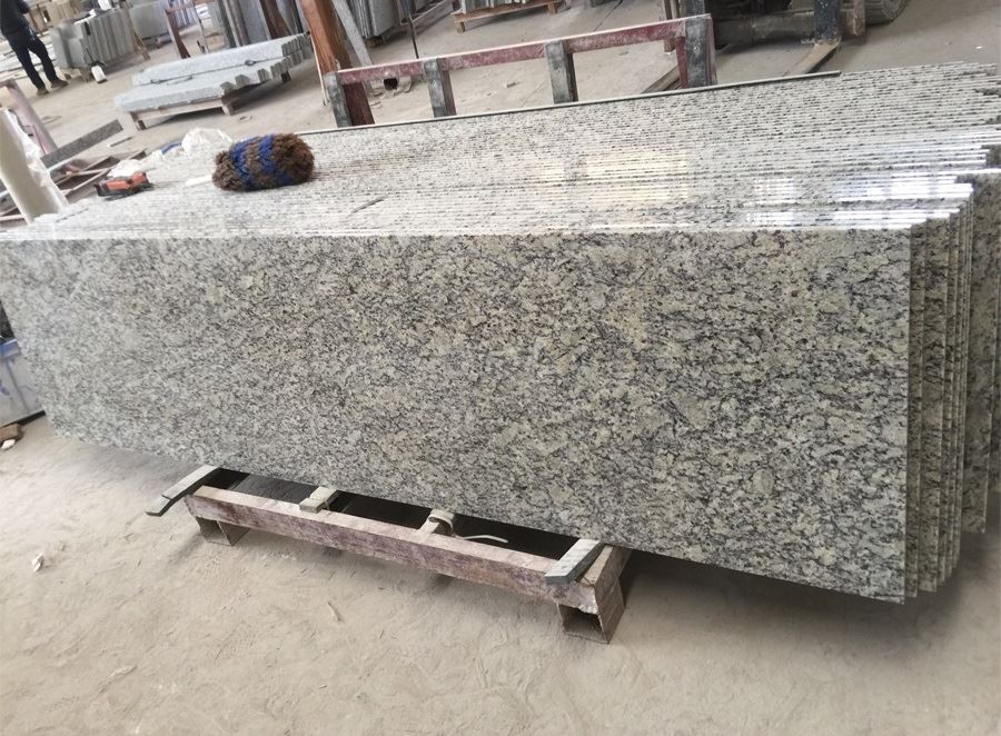 Ashen white granite cut to size