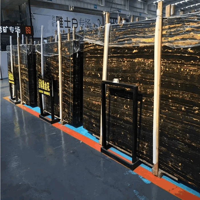 Black And Gold Portoro Marble For Countertop Background Bathroom Tiles