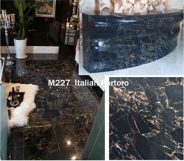 Black And Gold Portoro Marble For Countertop Background Bathroom Tiles