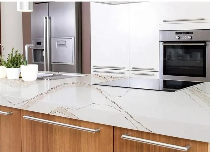 Calacatta Gold Quartz Slab 1105M