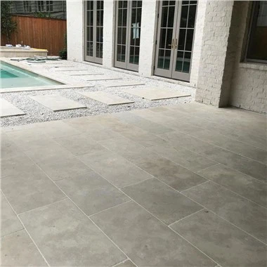 Beige Limestone Pou mozayik planche